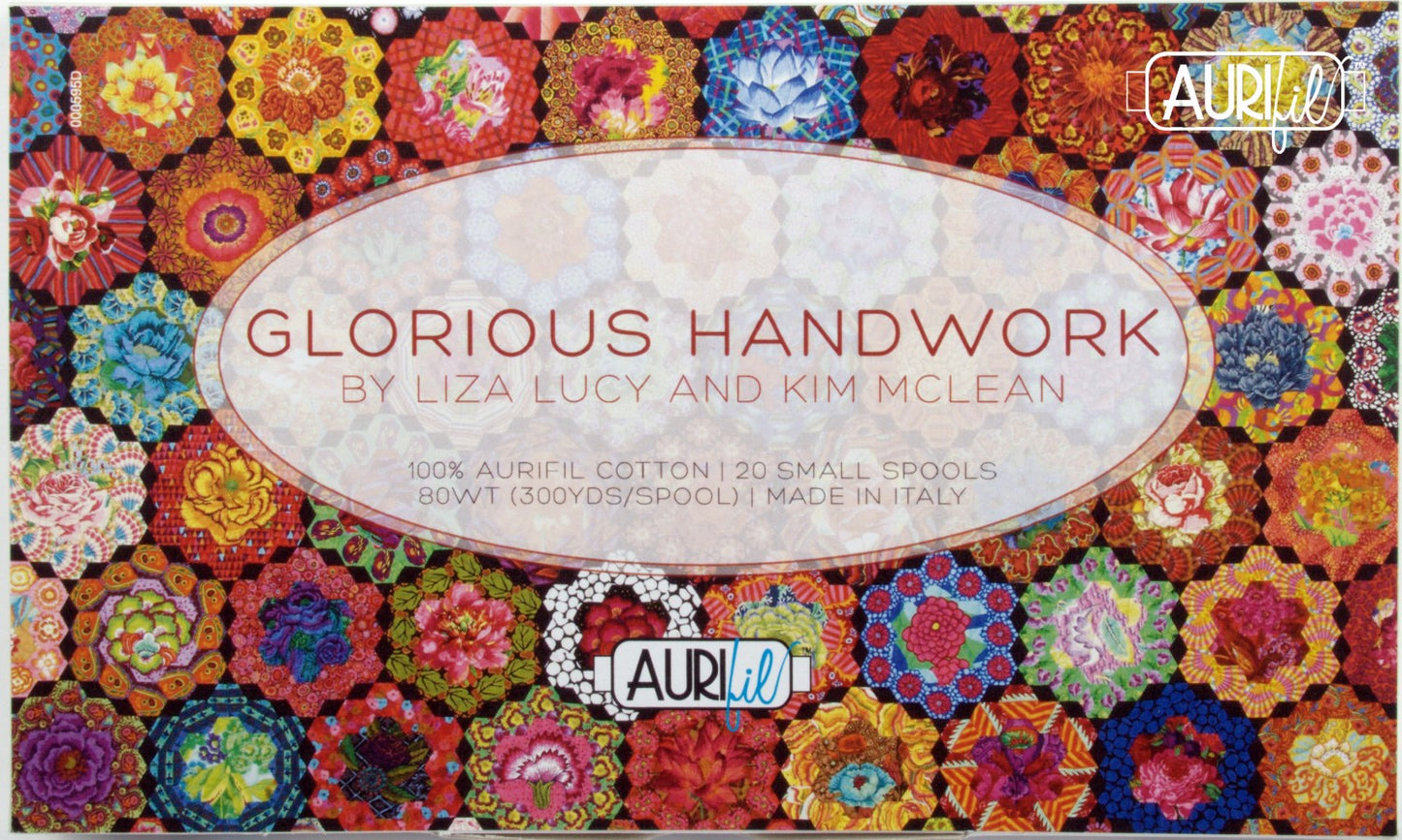 Glorious Handwork Thread by Liza Lucy & Kim McLean 80wt 20 Small Spools # LLKM80GH20 - Special Order