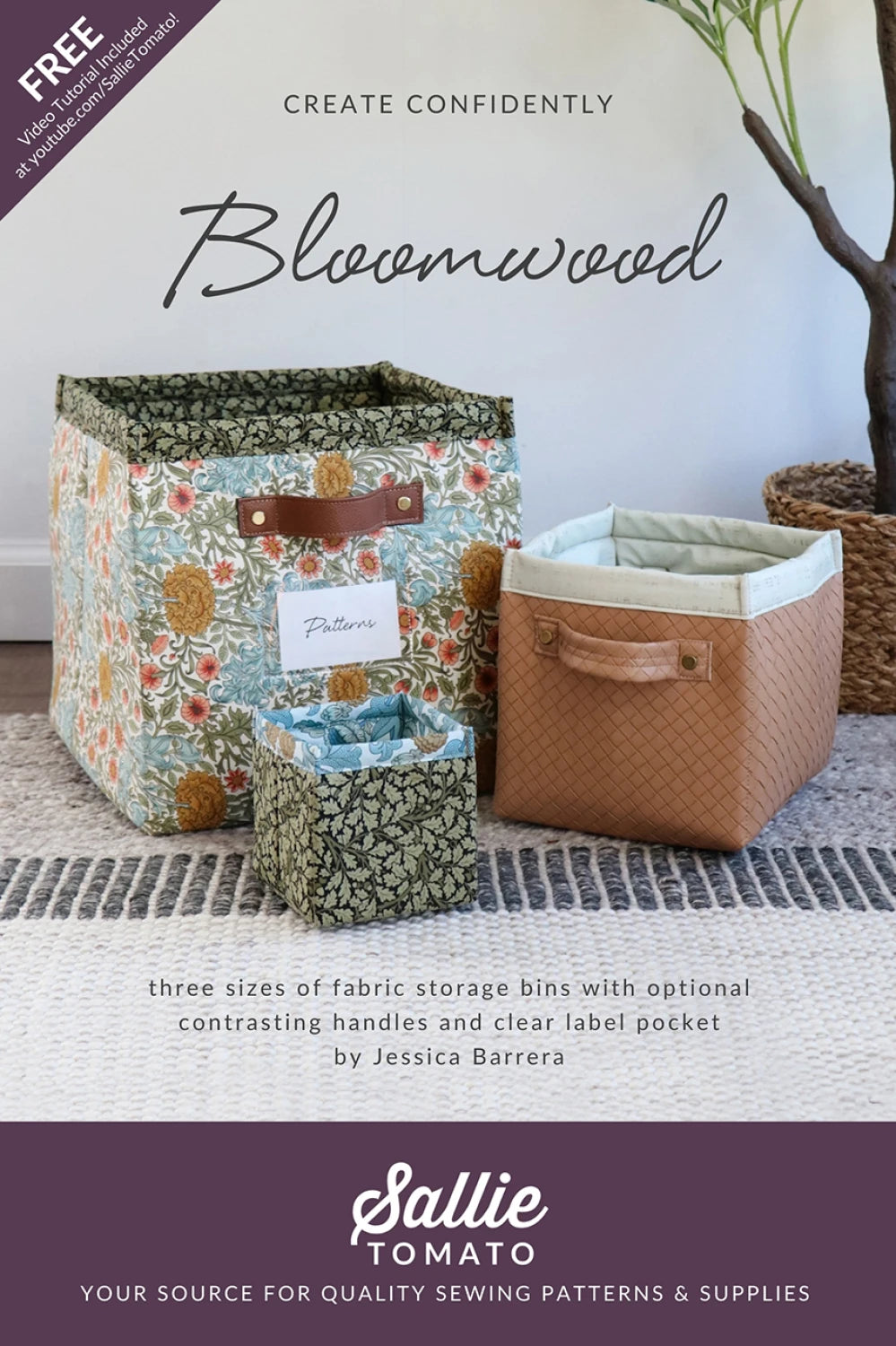 Bloomwood Simple Storage Cubes Pattern by Sallie Tomato