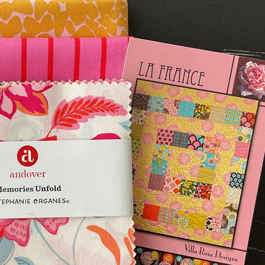 La France Quilt Kit featuring Memories Unfold by Stephanie Organes