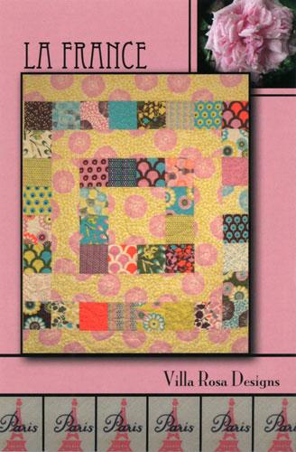 La France Quilt Patten : Villa Rosa Design