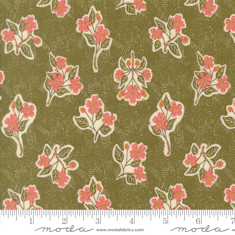 Ladybug Whimsy by Gingiber : Apple Blossom Metal Grass 48443 17M