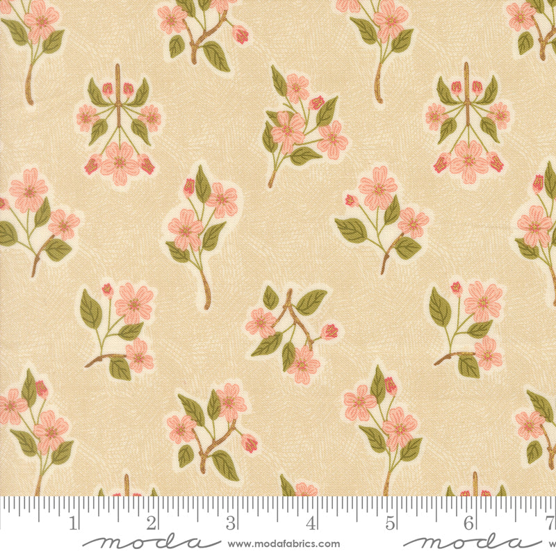 Ladybug Whimsy by Gingiber : Apple Blossom Metal Natural 48443 12M