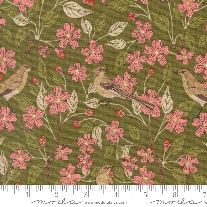 Ladybug Whimsy by Gingiber : Blossoms Metal Grass 48441 17M