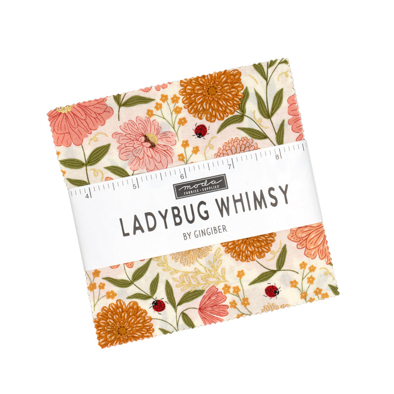 Ladybug Whimsy by Gingiber : Charm Pack 48440PP