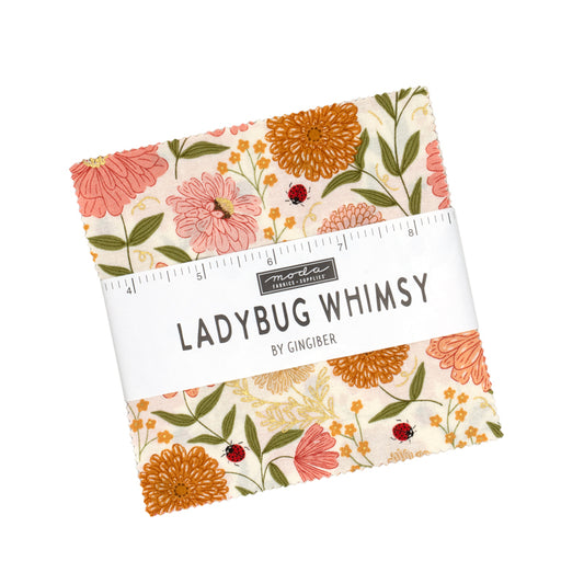 Ladybug Whimsy by Gingiber : Charm Pack 48440PP