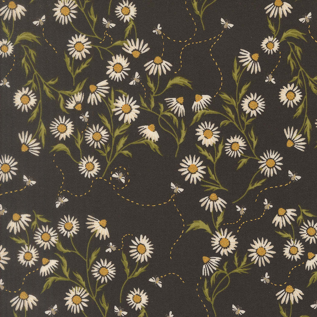 Ladybug Whimsy by Gingiber : Cone Flower Metal Midnight 48442 18M