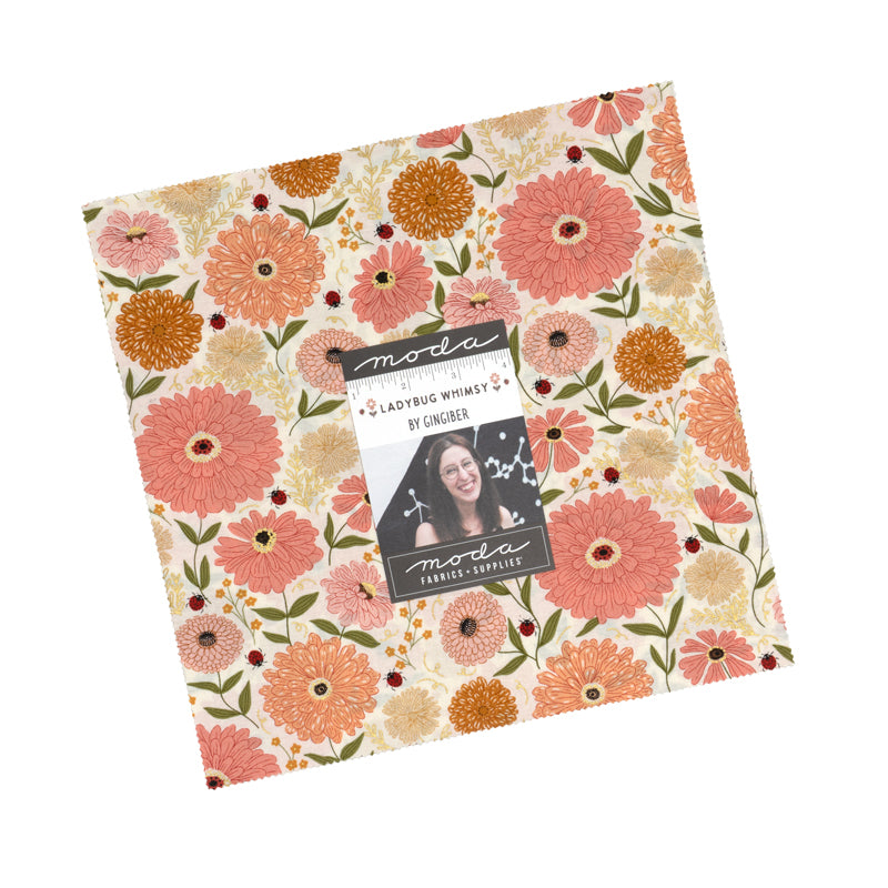 Ladybug Whimsy by Gingiber : Layer Cake® 48440LC
