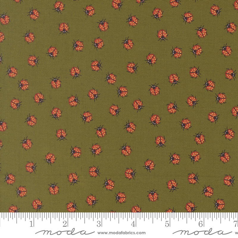 Ladybug Whimsy by Gingiber : Little Ladybugs Metal Grass 48446 17M