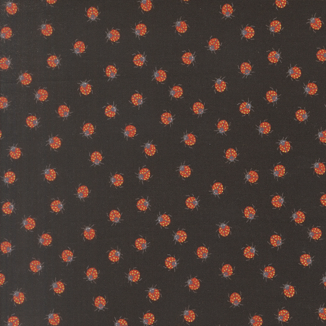 Ladybug Whimsy by Gingiber : Little Ladybugs Metal Midnight 48446 18M