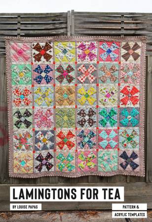 Lamingtons For Tea Pattern and Acrylic Templates by Jen Kingwell Designs - Special Order