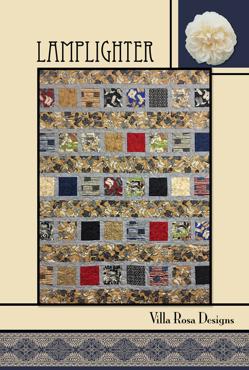 Lamplighter Quilt Pattern by Villa Rosa Designs