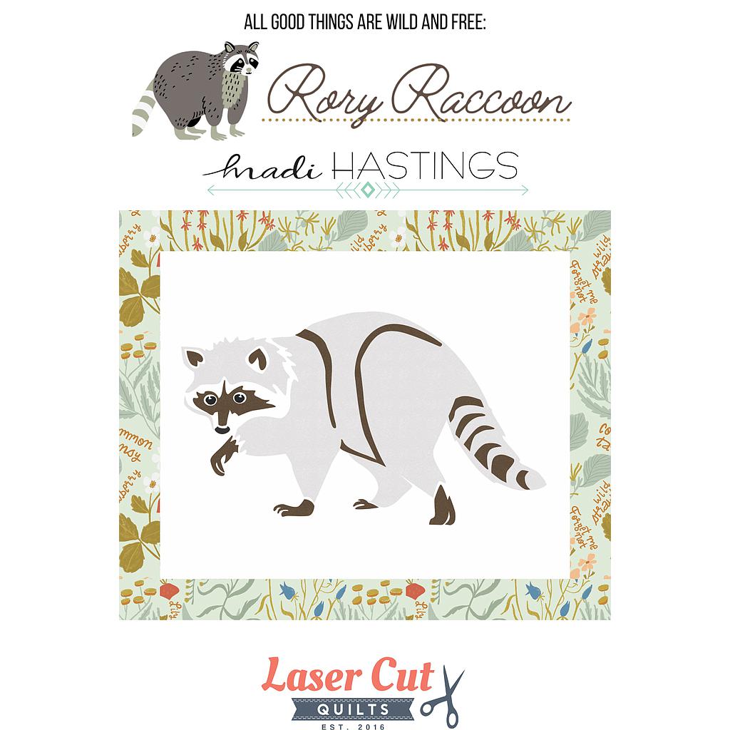 All Good Things are Wild and Free - Rory Raccoon" by Madi Hastings - Kit - Special Order