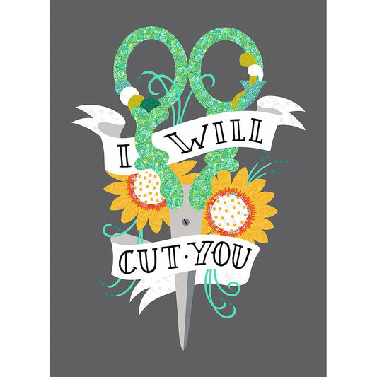 I Will Cut You-Glimmer by Punkin Patch Craft Designs - Kit - Special Order