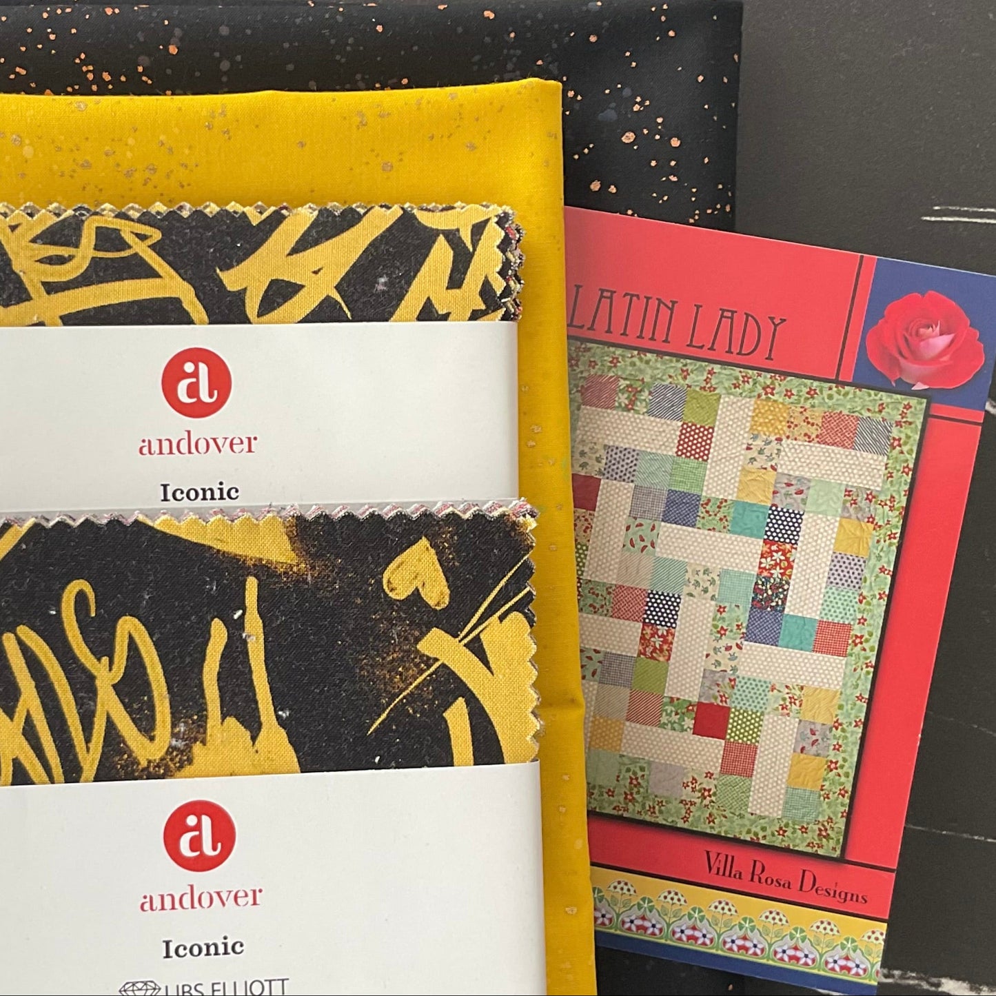 Latin Lady Quilt Kit featuring Iconic by Libs Elliot - 1 Left!