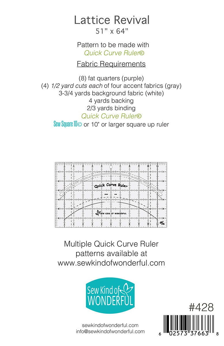 Lattice Revival Quilt Pattern by Sew Kind of Wonderful