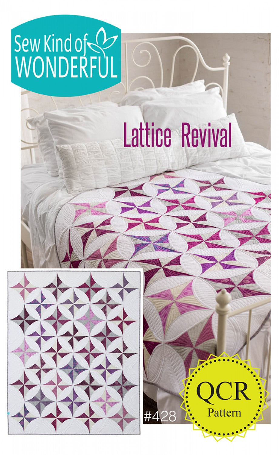Lattice Revival Quilt Pattern by Sew Kind of Wonderful