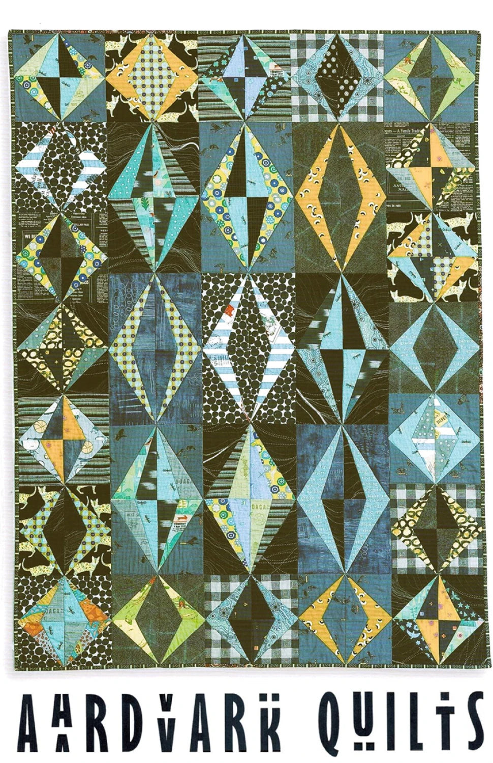 Lava Lamps Quilt Pattern by Aardvark Quilts