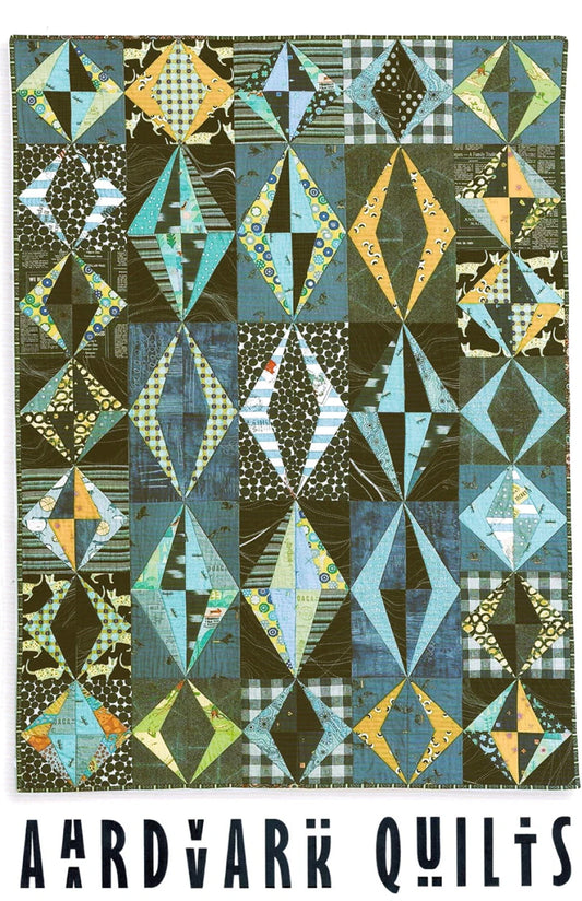 Lava Lamps Quilt Pattern by Aardvark Quilts