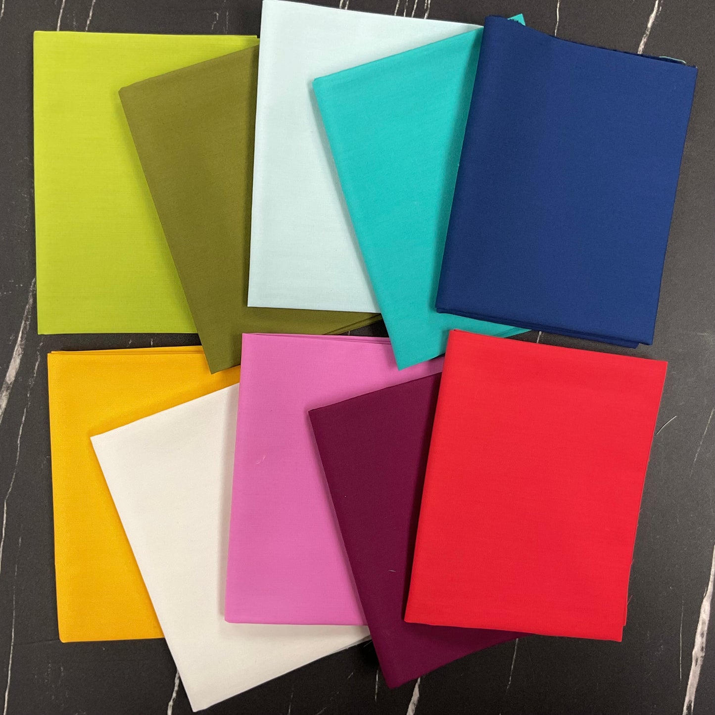 Legendary Love by Sarah Thomas of Sariditty : AGF Pure Solids Coordinated Fabric Bundle