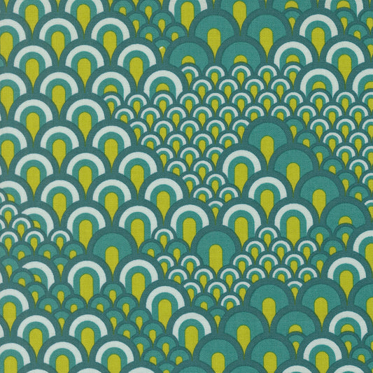 Legendary Love by Sarah Thomas of Sariditty : Sea Waves Teal 45053 13