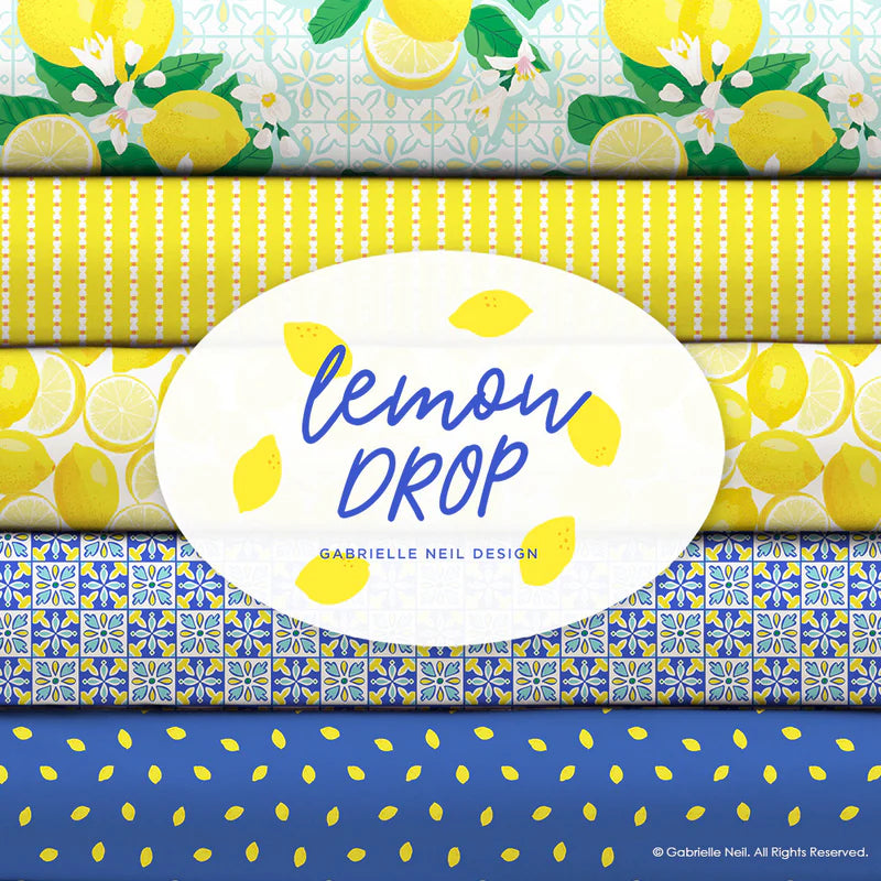 Lemon Drop by Gabrielle Neil Designs- Fat Quarter Bundle -  Special Order (Expected May 2025)