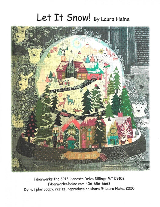 Let it Snow Collage Pattern by Laura Heine