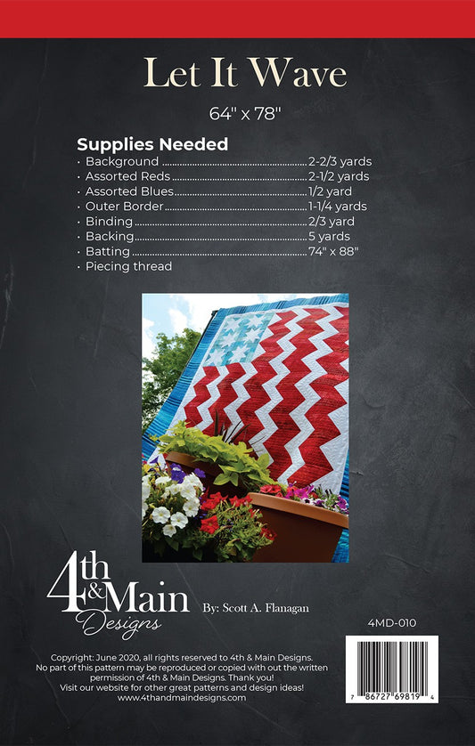 Let it Wave Quilt Pattern by 4th & Main