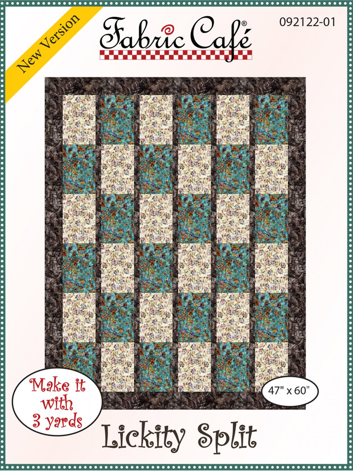 Lickity Split Quilt Pattern by Fabric Cafe