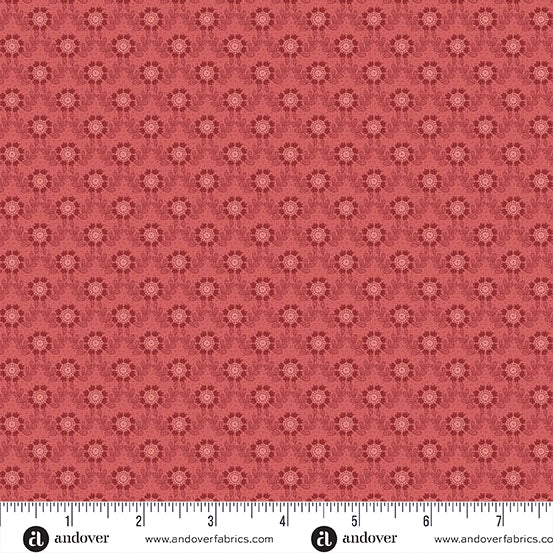 Lighthouse by Laundry Basket Quilts - Lacey Red Roof A1481-R