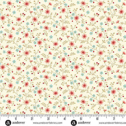 Lighthouse by Laundry Basket Quilts - Seaside Daisies Seashells A1478-L