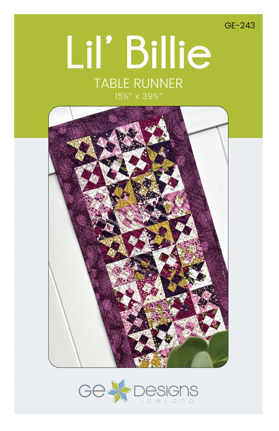 Lil' Billie Table Runner Pattern by GE Designs