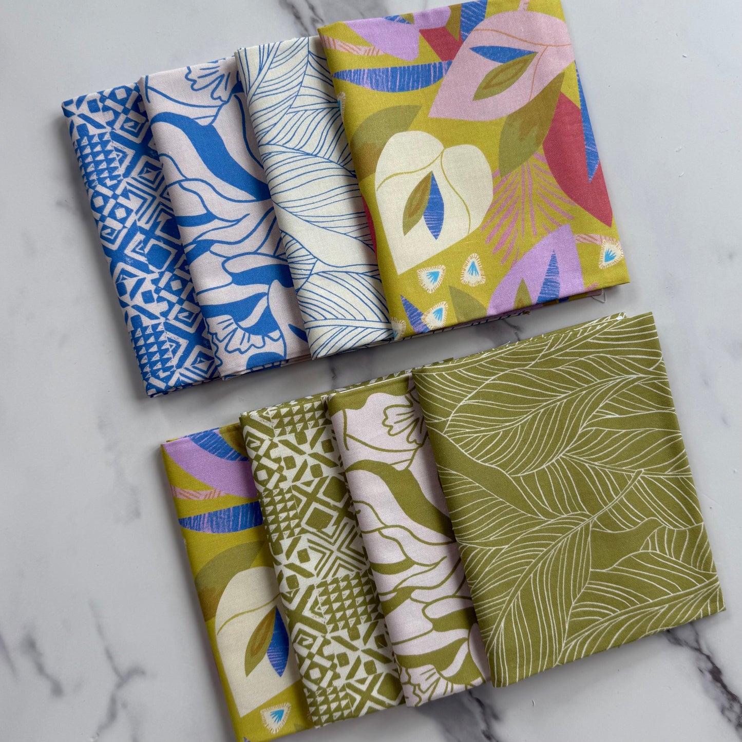 Lisbon Love by Kasey Free : Flat Fat Stack 8 PC Green 120FQLLG