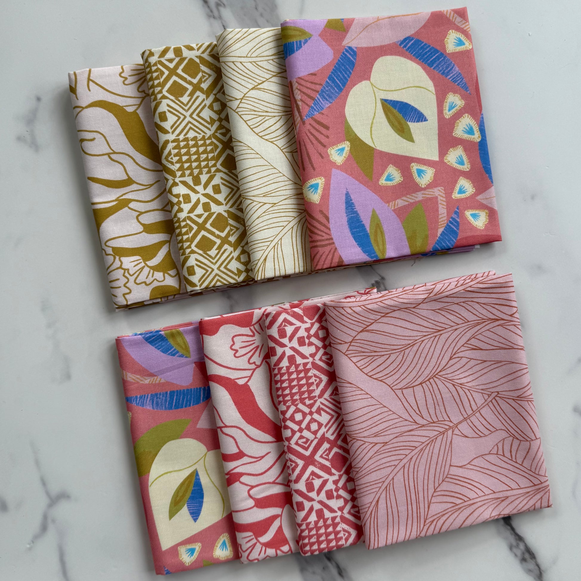 Lisbon Love by Kasey Free : Flat Fat Stack 8 PC Red 120FQLLR