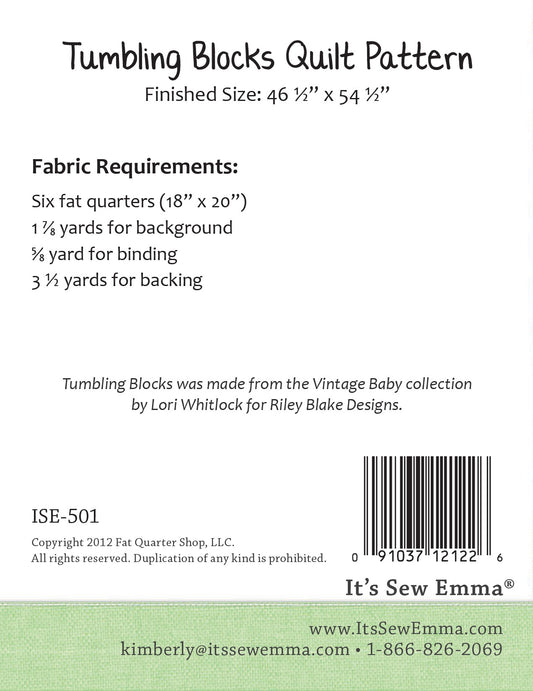 Little P - Tumbling Blocks # ISE501 - Special Order