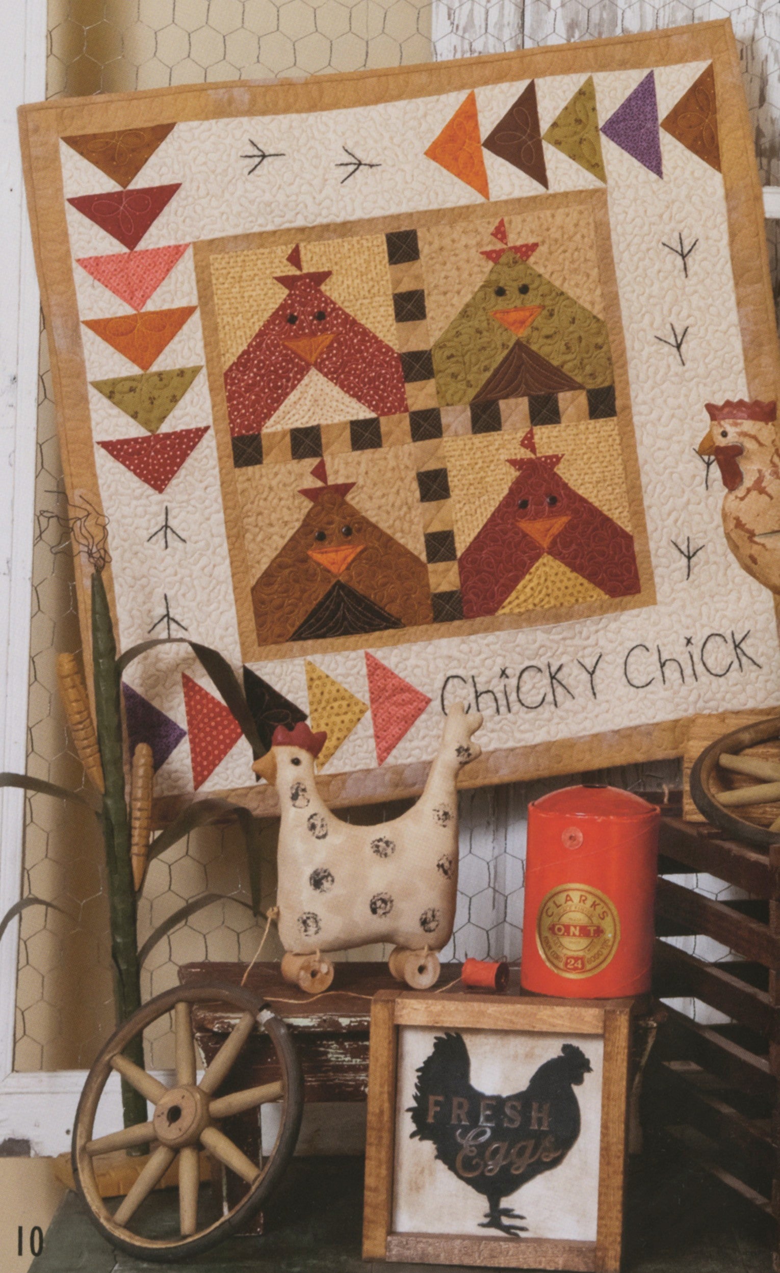 Little Quilts in the Coop Quilt Book 3 by Little Red Hen