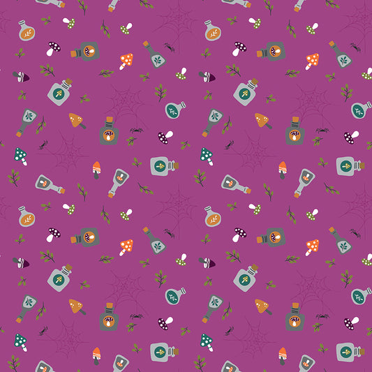Little Witch by Jennifer Long - Potions Magenta
