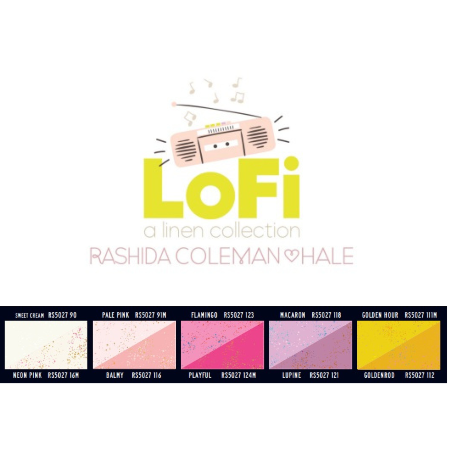 LoFi Linens by Rashida Coleman-Hale : Coordinating Fabric Bundles