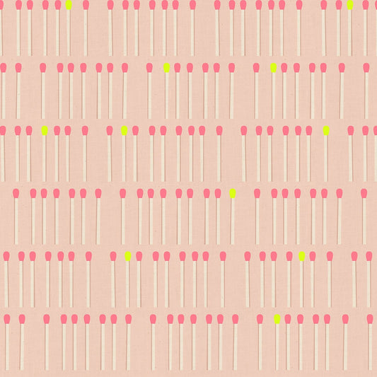 LoFi Linens by Rashida Coleman-Hale : Meet Your Match Peach Blossom RS1132 15CL