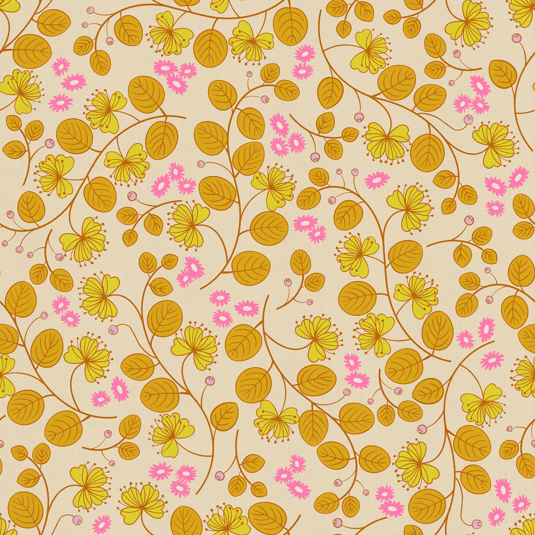 LoFi Linens by Rashida Coleman-Hale : Caper Parchment RS1133 11CL