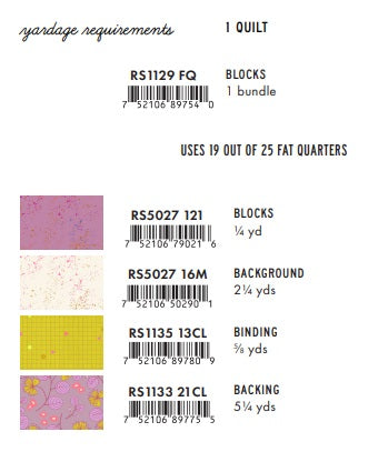 LoFi Linens by Rashida Coleman-Hale : Hoppy Bunnies Quilt Kit - Large Throw