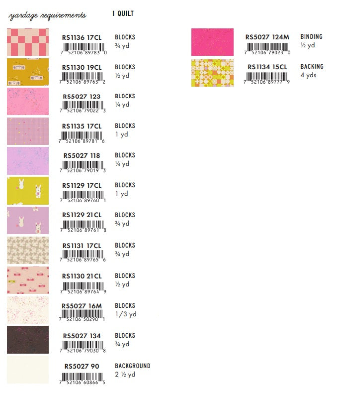 LoFi Linens by Rashida Coleman-Hale : Radical Cassettes Quilt Kit