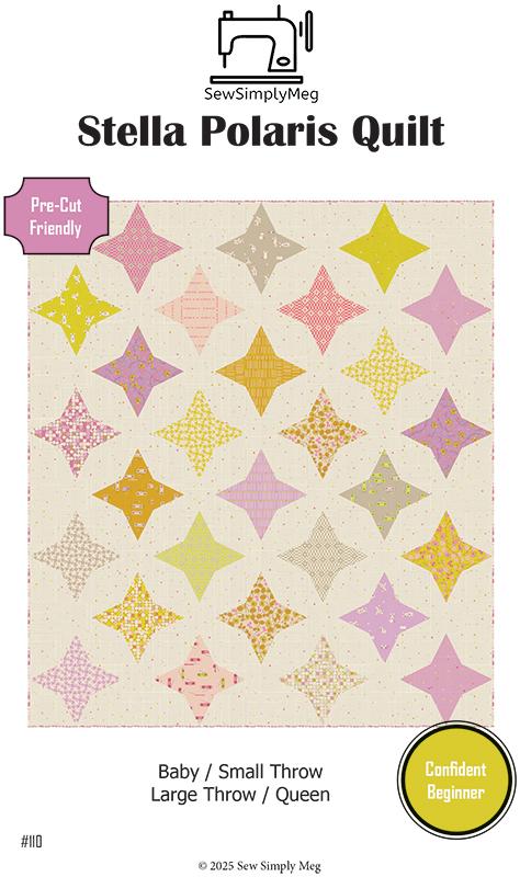 Stella Polaris Quilt Pattern by Sew Simply Meg