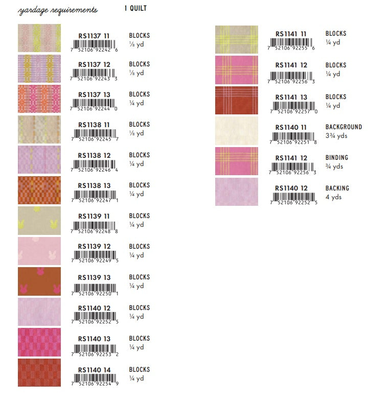 LoFi Loom Wovens by Rashida Coleman-Hale : Sawtooth Sky Quilt Kit