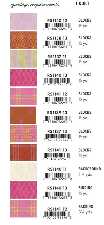 LoFi Loom Wovens by Rashida Coleman-Hale : The Libby Quilt Kit