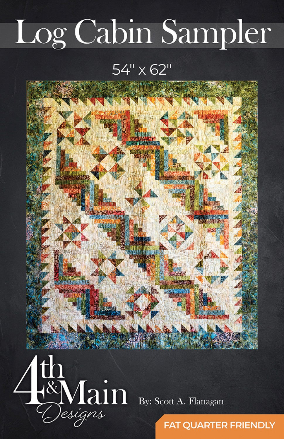 Log Cabin Sampler Quilt Pattern by 4th & Main