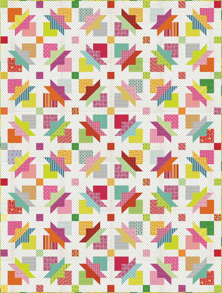 Lollie Jar by Jen Kingwell : Boho Stars Quilt Kit