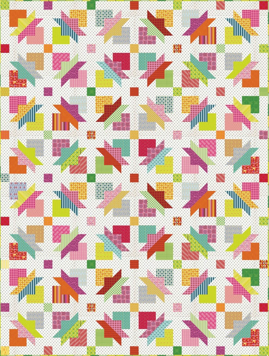 Lollie Jar by Jen Kingwell : Boho Stars Quilt Kit