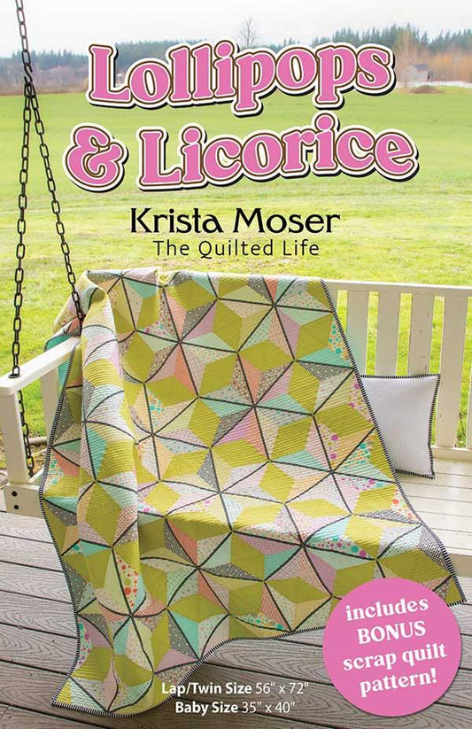 Lollipops & Licorice Quilt Pattern by Krista Moser