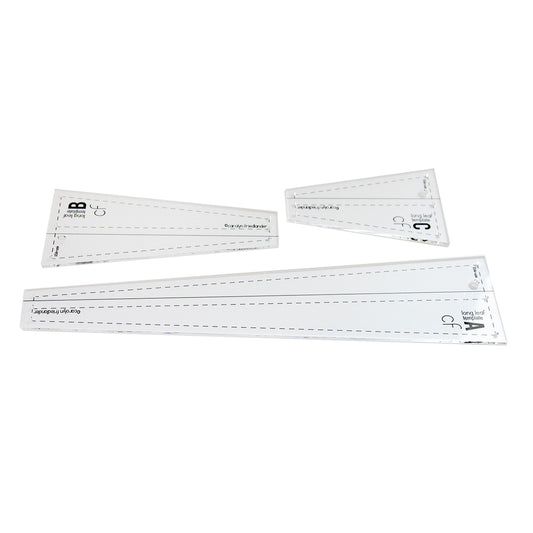 Long Leaf Acrylic Template Set # CF2007 - Special Order