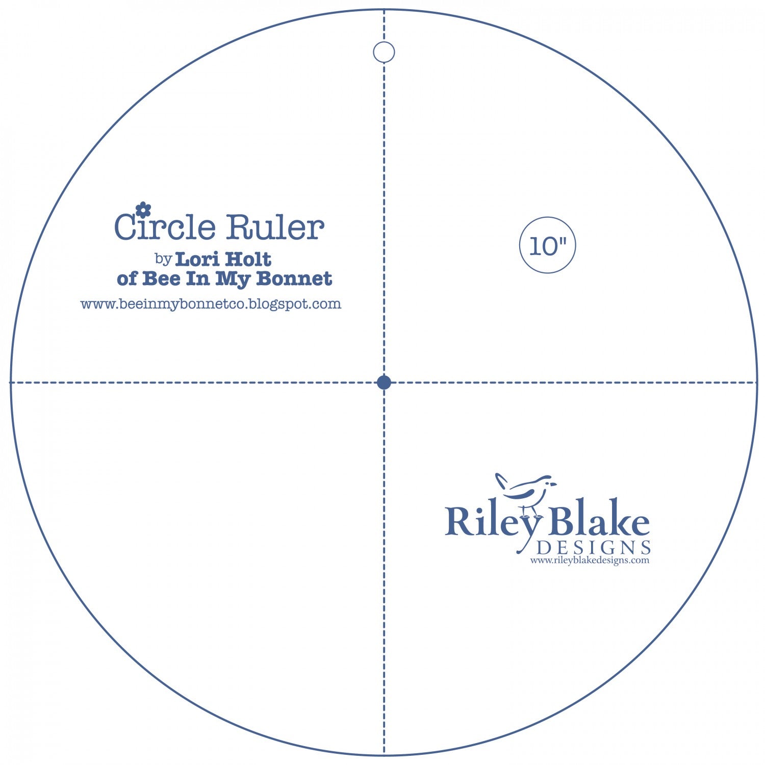 Lori Holt Circle Ruler 10in # STRULER-4158 - Special Order – Modern ...